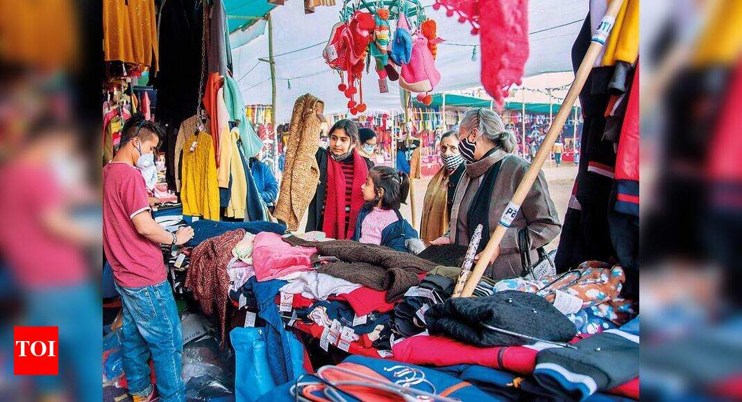 Slowly and cautiously, Gurugrammers return to Tibetan woollen market