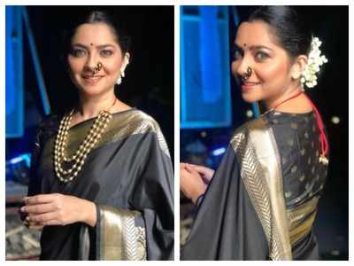 Photos: Sonalee Kulkarni looks drop-dead gorgeous in this traditional outfit