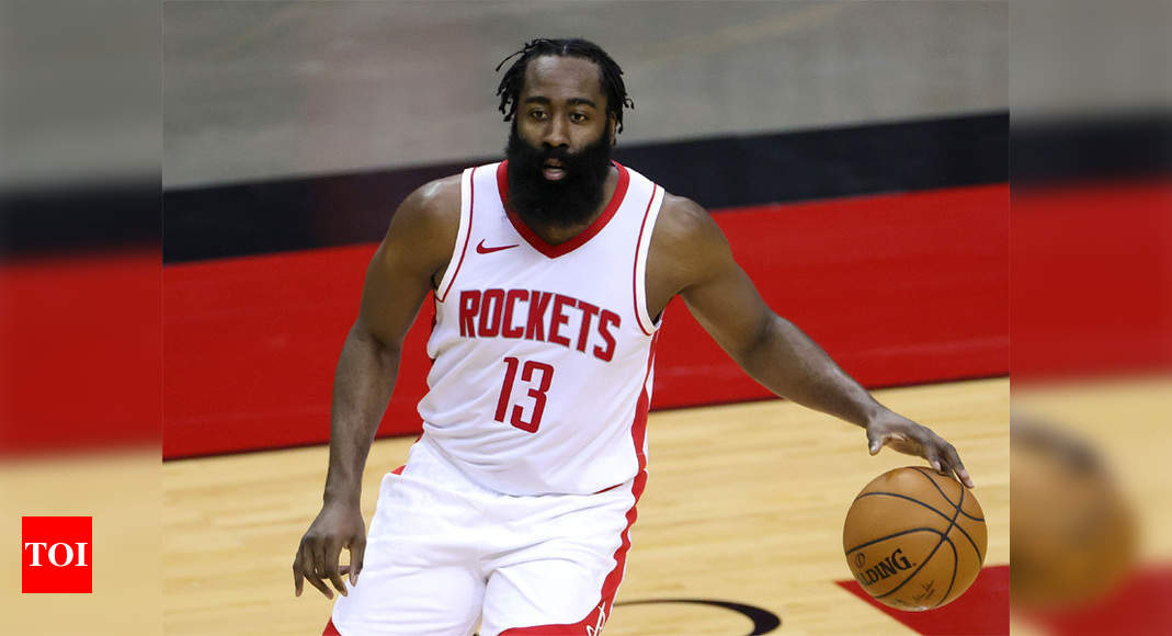 Nba Houston Rockets Trade Frustrated James Harden To Brooklyn Nets More Sports News Times Of India