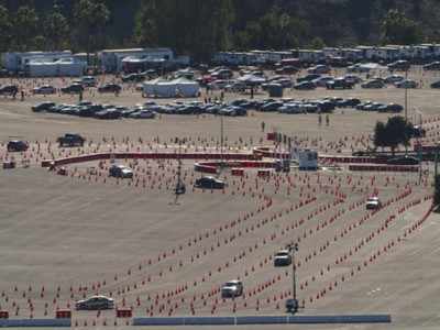 'Biggest vaccination site' in US set to open at Los Angeles' Dodger Stadium