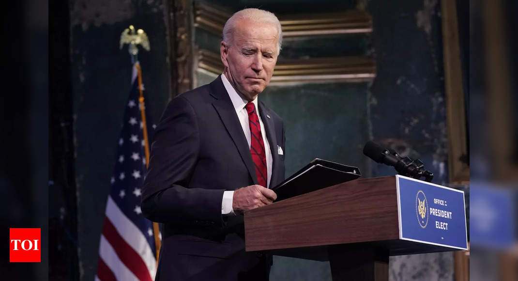 biden-plans-thousands-of-community-vaccination-centers-times-of-india