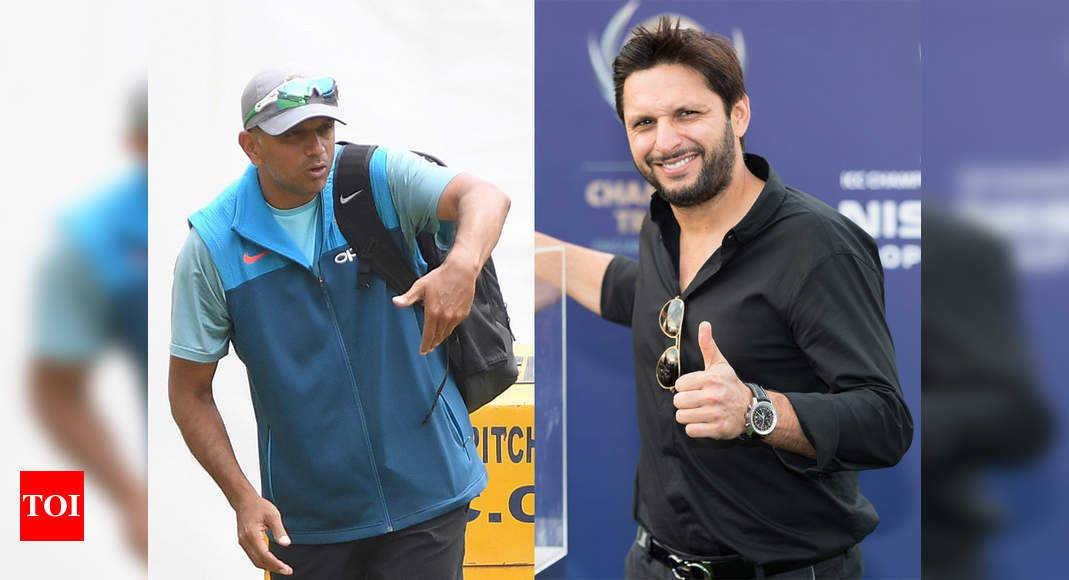Afridi asks former Pakistan greats to follow Dravid’s footsteps in grooming young talents | Cricket News – Times of India