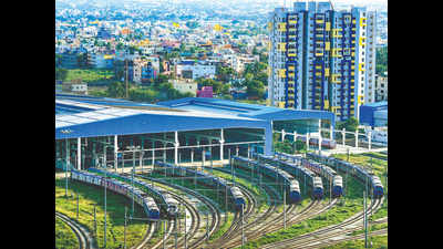 Chennai Metro to house trains at Poonamallee