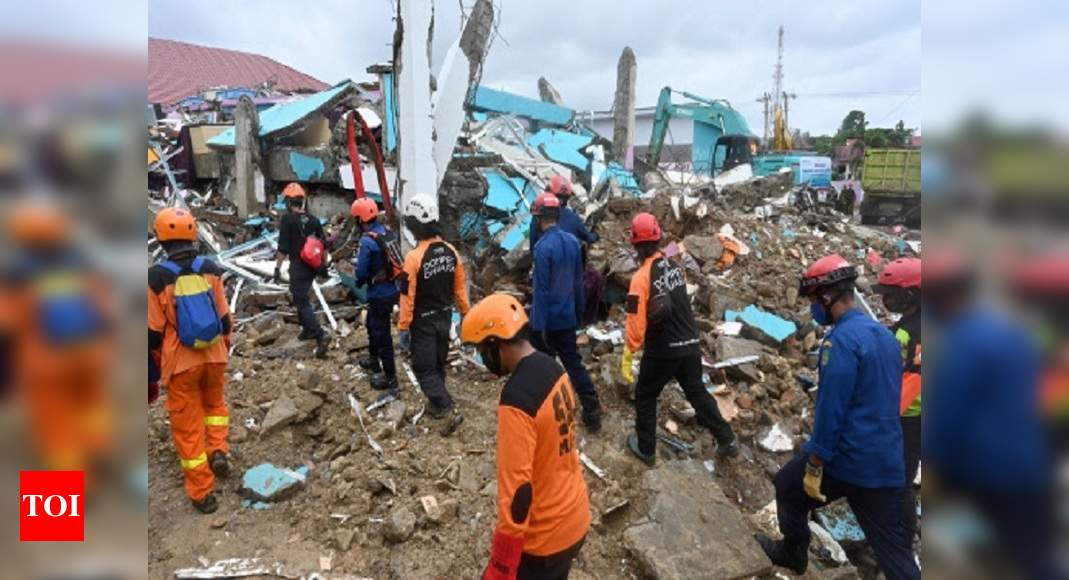quake-death-toll-at-73-as-indonesia-struggles-with-string-of-disasters-times-of-india