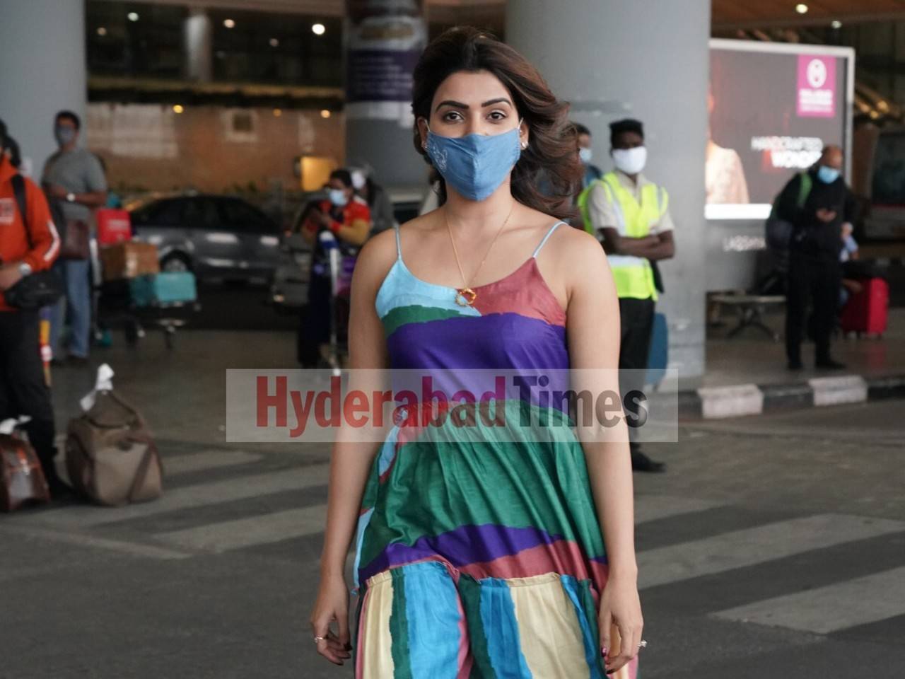 Samantha Akkineni's multicoloured printed dress will inject colour