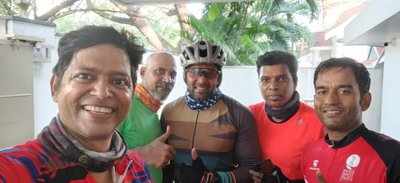 Arya completes first 100km ride of the year | Tamil Movie News - Times ...