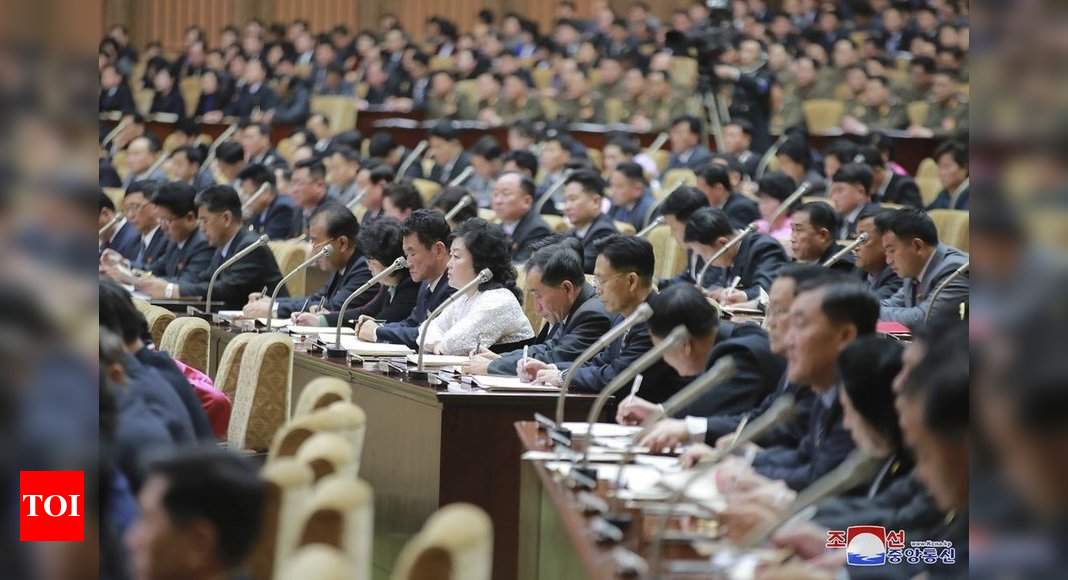north-koreas-parliament-rubber-stamps-new-development-plans-times-of-india