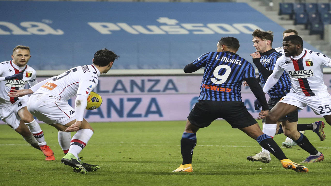 Atalanta winning streak halted with Genoa stalemate, Parma draw