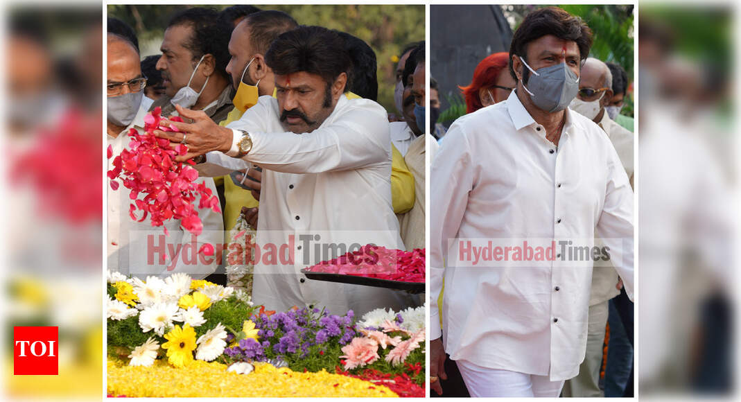 Balakrishna pays tribute to the late Nandamuri Taraka Rama Rao at NTR ...