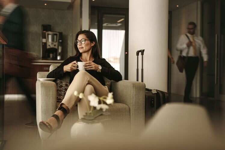 Relax at a lounge
