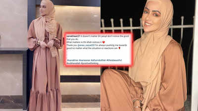 Sana Khan's devotion to husband Anas Saiyad leaves fans gushing as former actress shares yet another appreciation post