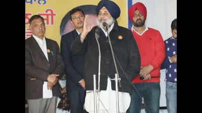 Sukhbir Badal warns Punjab officers against wrong doing in registering voters and making wards