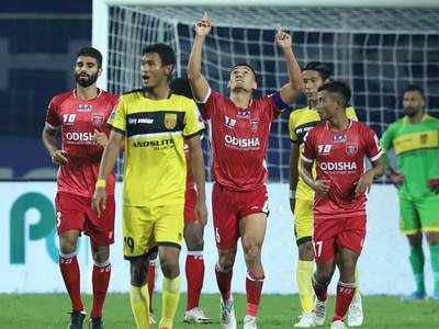 ISL: Odisha FC Fight Back To Hold Hyderabad FC To 1-1 Draw | Football ...