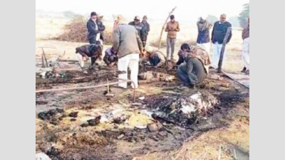Toddler burnt alive in Jaisalmer as hut catches fire