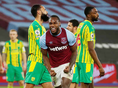 Superb Michail Antonio gives West Ham 2-1 win over West Brom