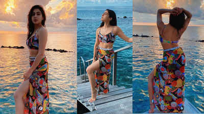 Sara Ali Khan serves serious fashion goals from Maldives