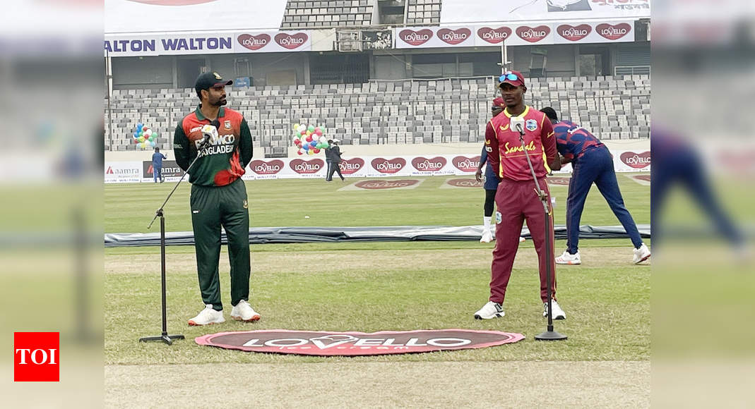 Live Cricket Score Bangladesh vs West Indies, 1st ODI The Times of India