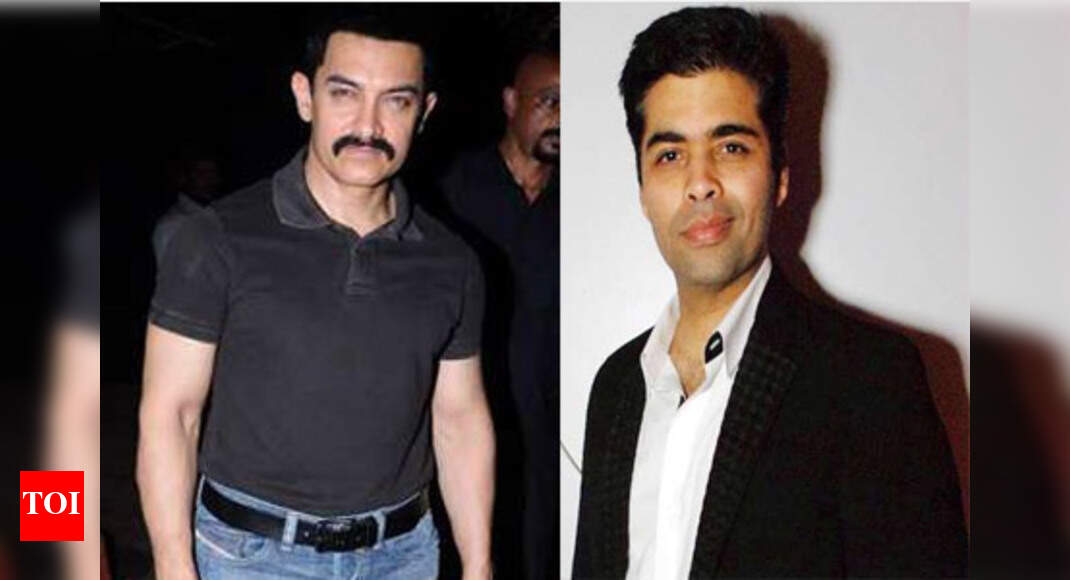 Aamir Khan Karan Johar At War Hindi Movie News Times Of
