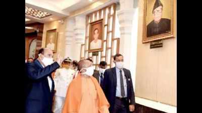 UP’s hall of fame livens up Council gallery, Yogi Adityanath calls it an inspiration
