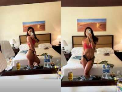 Krishna Shroff shares a series of scorching bikini pictures on social media