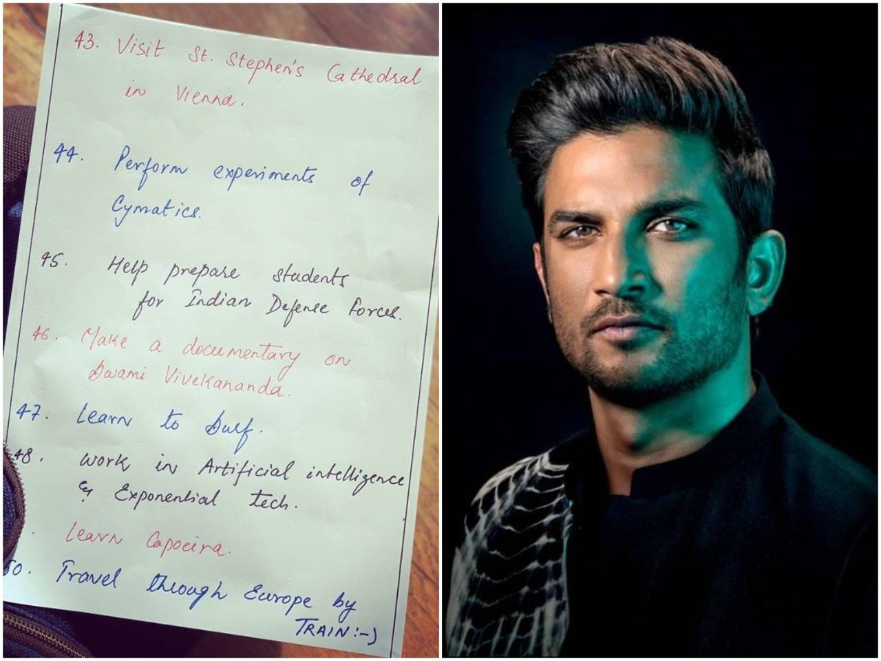 Birth Anniv Special: Sushant Singh Rajput ticked 12 of 50 wishes ...