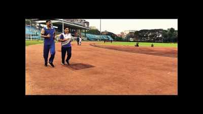 Synthetic track at Ernakulam Maharaja’s College ground gets worn-out