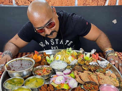 Finish this 4 Kg ‘Bullet Thali’ and get a luxury bike! - Times of India