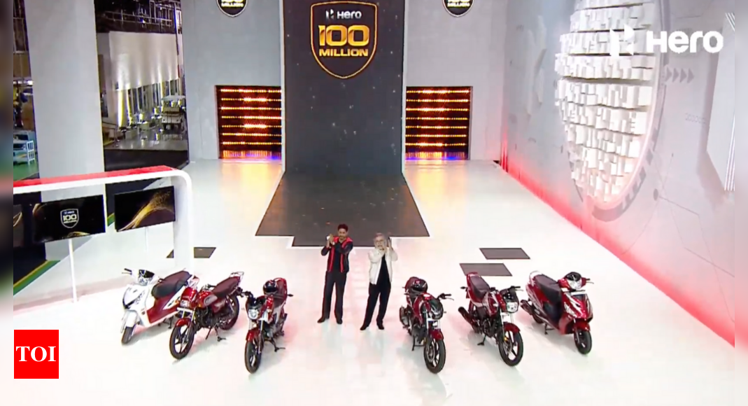 Hero MotoCorp 100 Million: Hero MotoCorp Rolls Out 100 Millionth ...