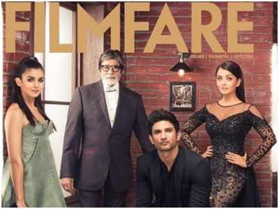 Thursday Throwback: When Sushant Singh Rajput featured on the cover of Filmfare with Amitabh Bachchan, Alia Bhatt and Aishwarya Rai Bachchan