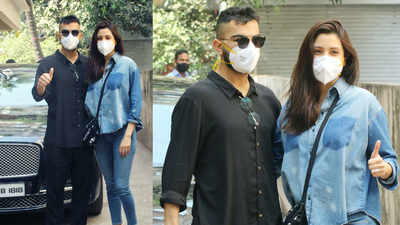 Anushka Sharma and Virat Kohli step out for the first time after the birth of their baby girl