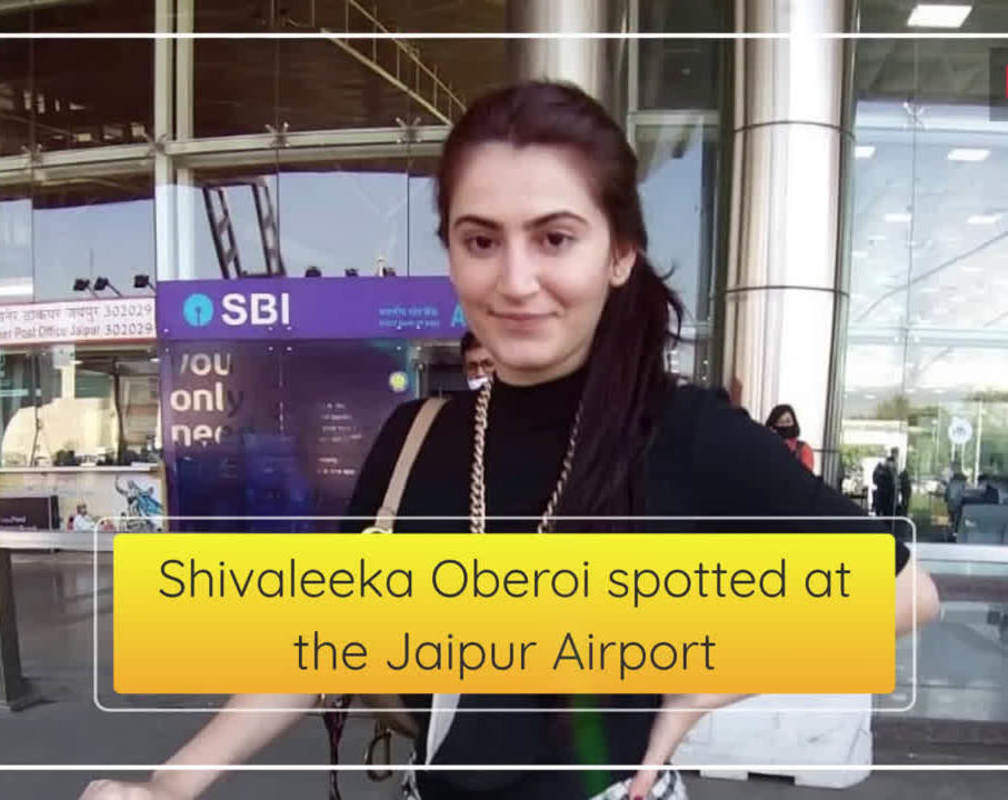 
Shivaleeka Oberoi is happy to be back in Jaipur
