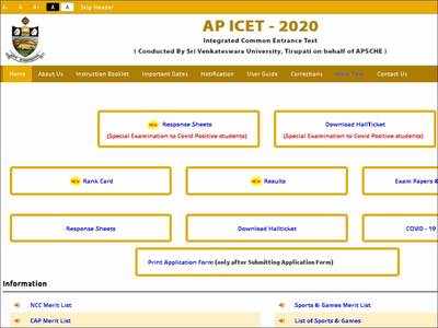 AP ICET 2020: Online Counselling process to begin from January 25