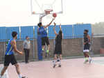 Top 3x3 basketball players in action at an event