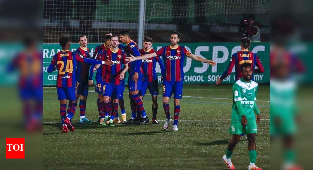 barcelona: Barcelona labour past third-tier Cornella in ...