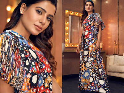 Samantha Akkineni's boho mirror print outfit is UNMISSABLE