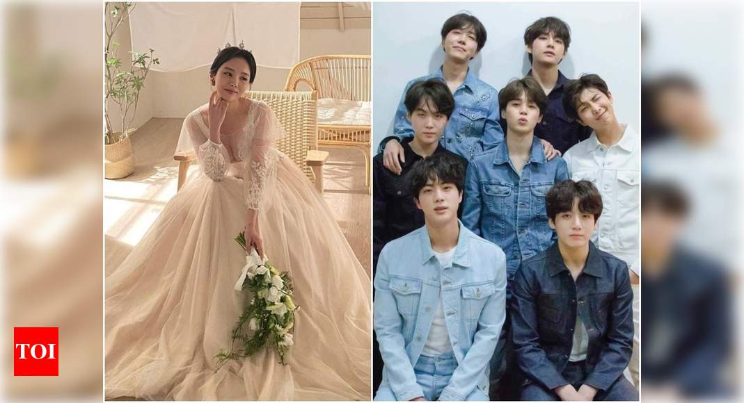 Bts Member J Hope S Sister Shares A Series Of Mesmerising Pictures From Her Pre Wedding Photoshoot K Pop Movie News Times Of India