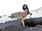 Mrunmayee Deshpande's exclusive photoshoot on Palolem beach in Goa