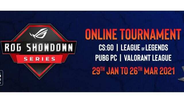 Asus ROG Showdown second-edition to start from January 29 Asus ROG Showdown second-edition to start from January 29