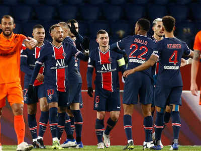 PSG thrash Montpellier to open three-point lead in Ligue 1
