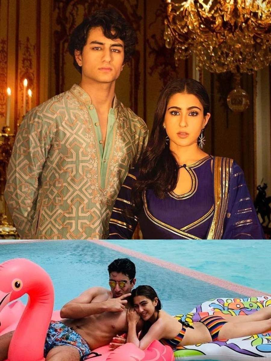 Sibling Goals Sara Ali Khan And Ibrahim Ali Khan Times Of India 