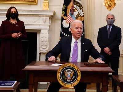 In foreign policy reset, Biden to review Taliban deal