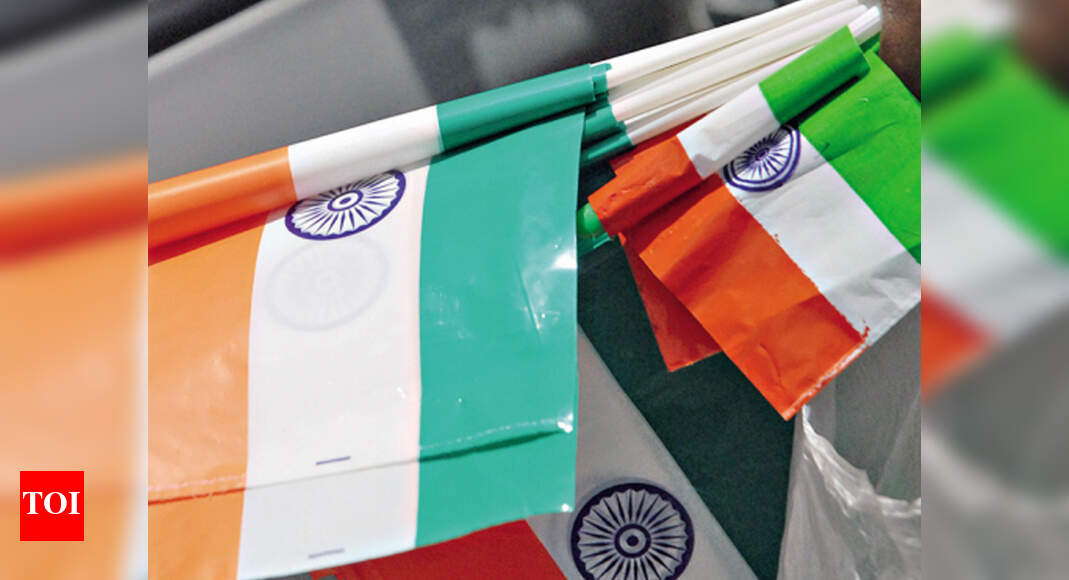 Ban on sale of Tricolour made of plastic in Bhopal Bhopal News