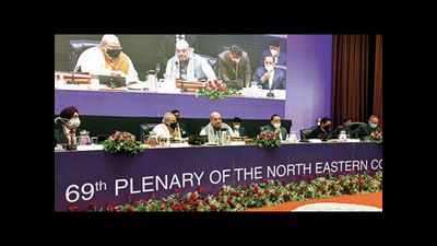 Amit Shah chairs NEC meet, urges every state to resolve boundary disputes