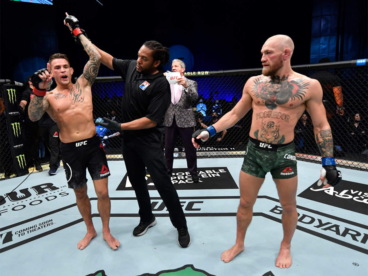 Dustin Poirier knocks out Conor McGregor at UFC 257 | More sports News - Times of India