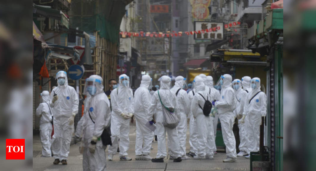 hong-kong-plans-to-lift-lockdown-placed-on-densely-populated-area-on-monday-times-of-india