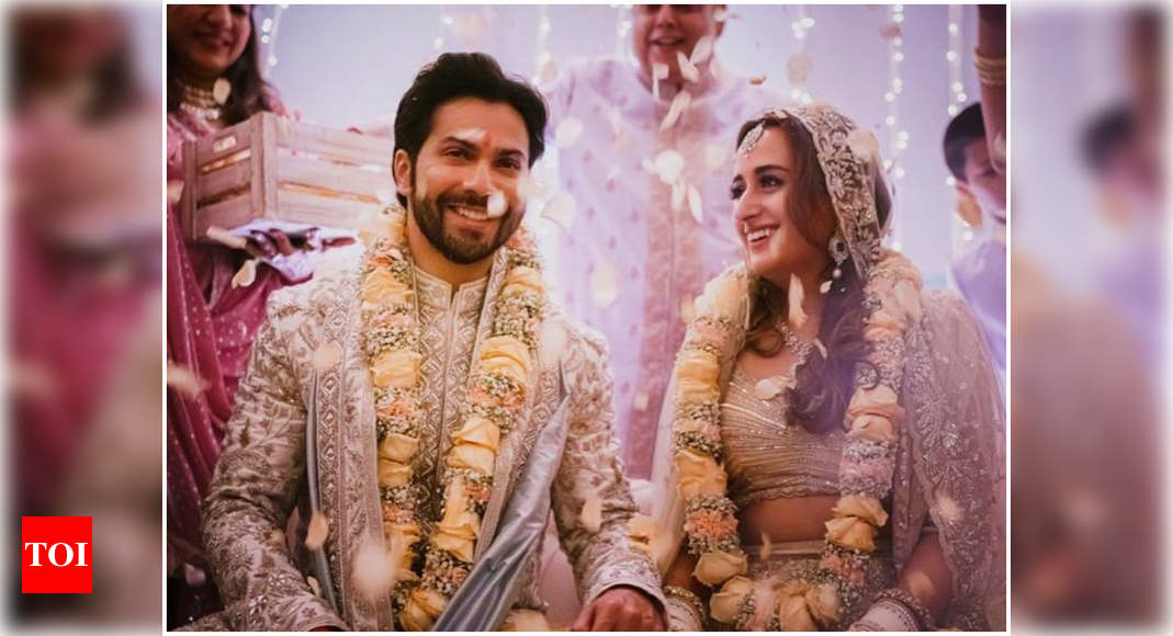 Married Varun Dhawan and Natasha Dalal: The couple are now officially married |  Hindi Movie News