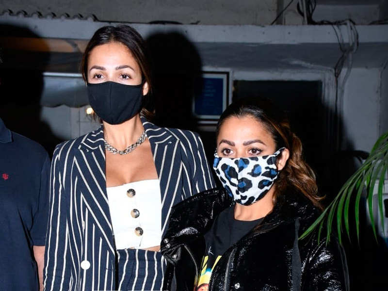 Malaika Arora and Amrita Arora head out for a nice family dinner date