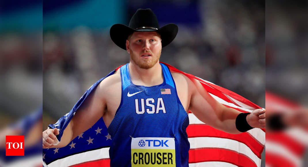 Olympic Shot Put Champion Ryan Crouser Sets World Record More Sports News Times Of India