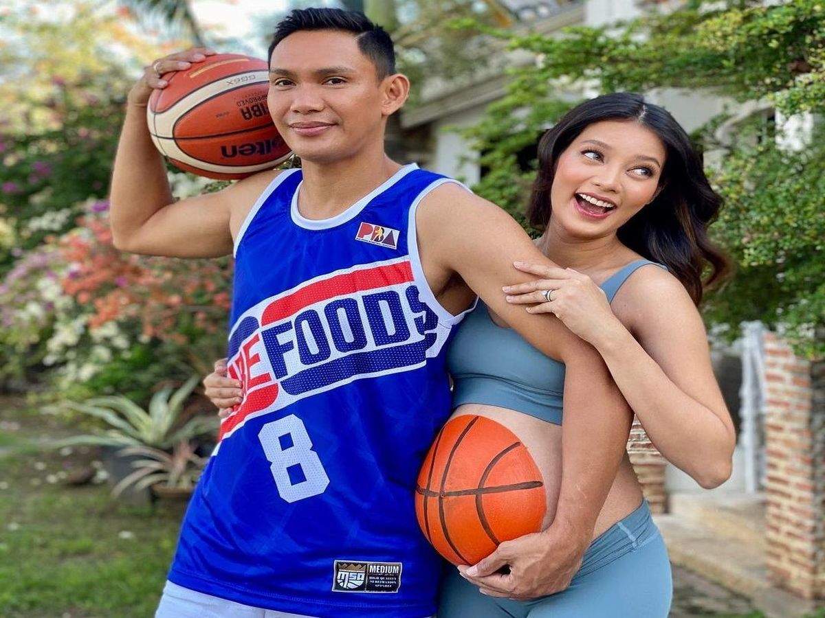 Former Beauty queen shares basketball-themed maternity shoot pictures