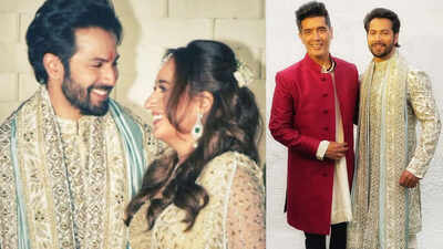 Manish Malhotra shares some unseen pics from Varun Dhawan and Natasha Dalal's marriage, pens down a heartfelt note for newlyweds